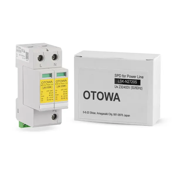 Thiết bị chống sét lan truyền OTOWA đường nguồn LSK-N2720S