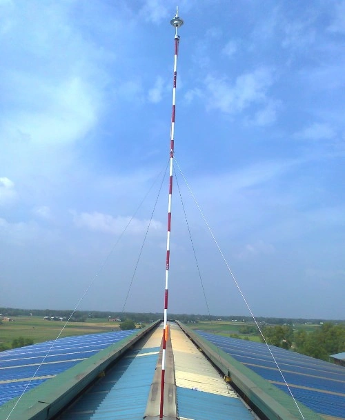 Cách chọn, bán kính bảo vệ kim thu sét cổ điển công trình