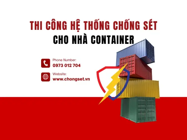Hệ thống chống sét cho nhà container
