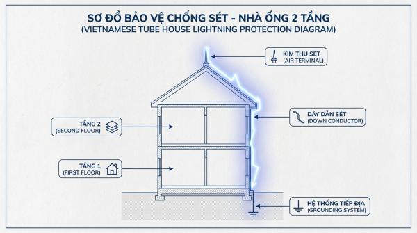 số tầng nhà có cần chống sét không 